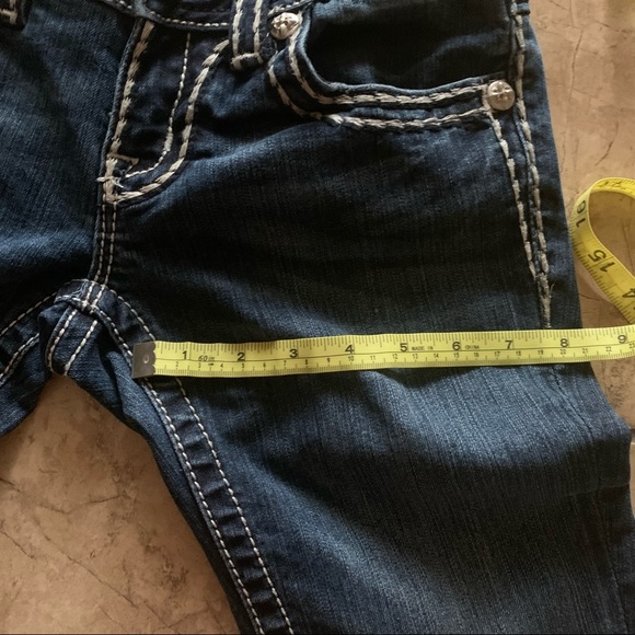 Rhinestone Bling Miss Me Bootcut Jeans Size 25 - Picture 6 of 9